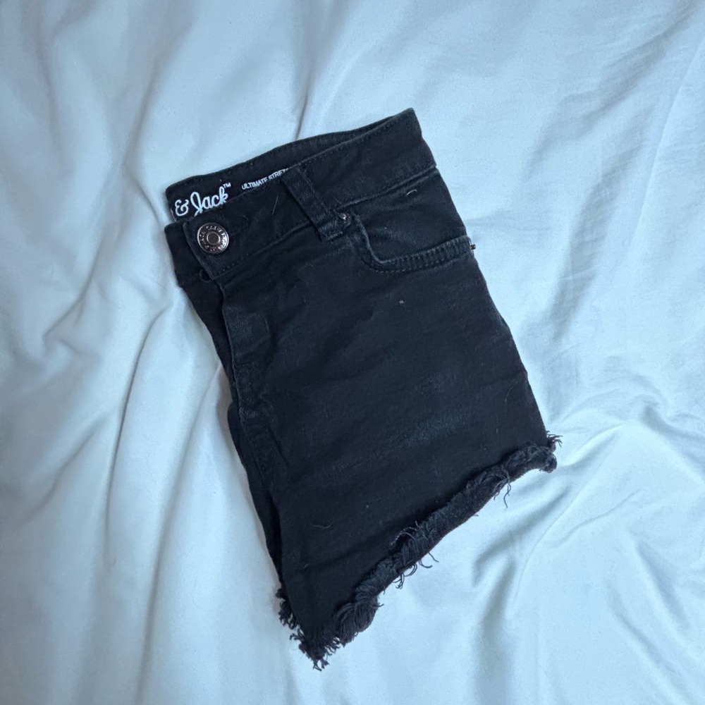 Kids cat and jack black shorts